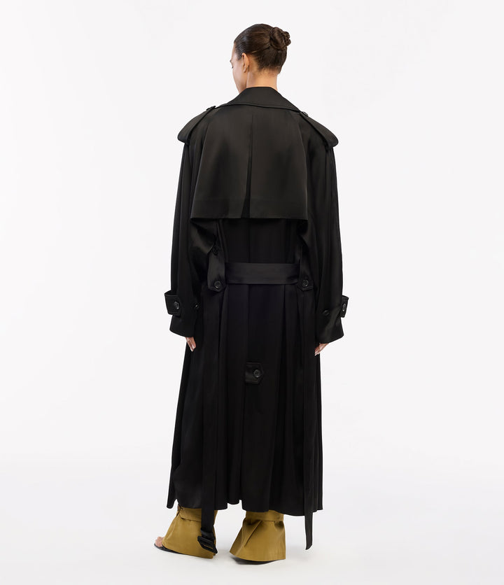 Satin Soft Trench