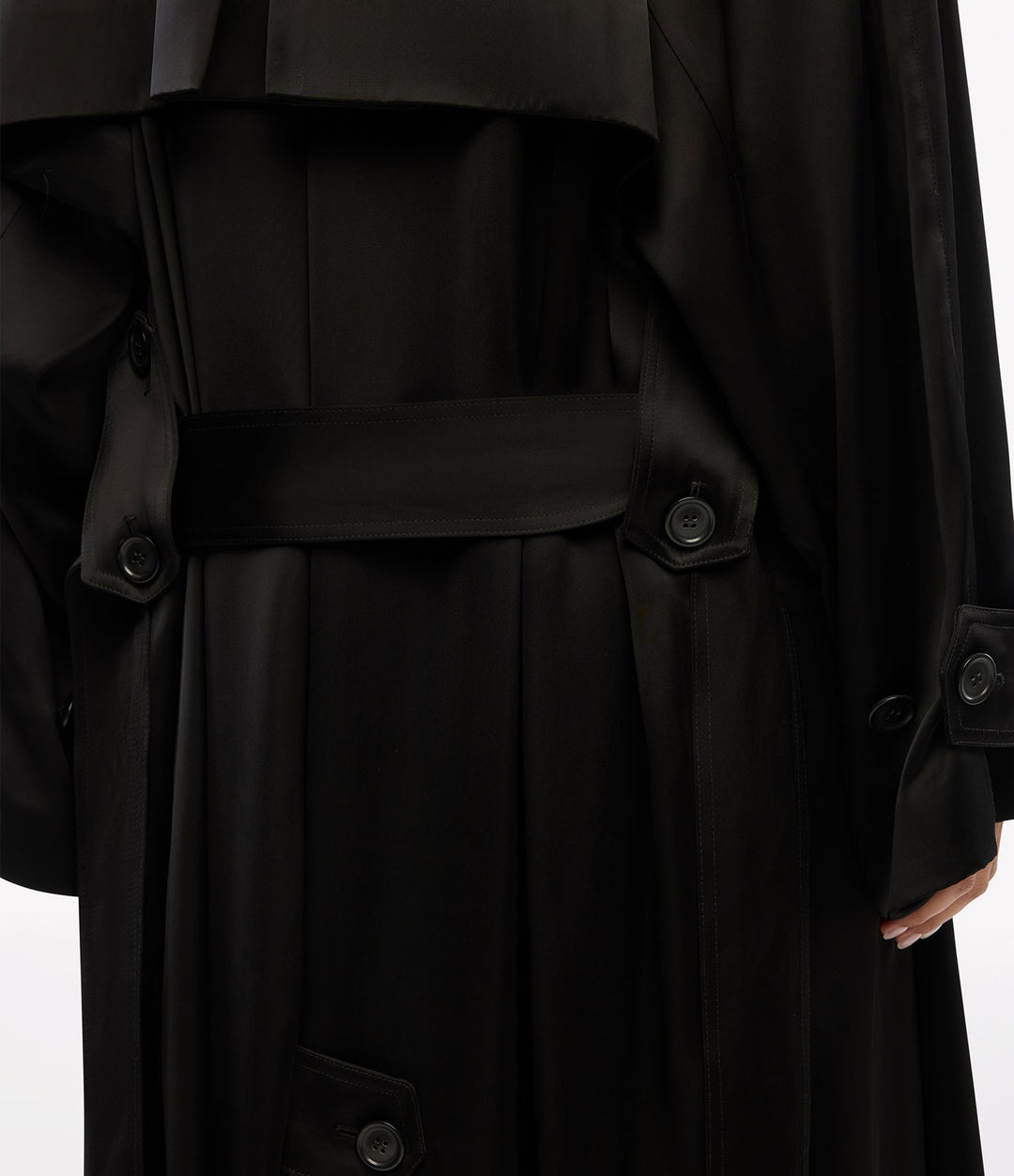 Satin Soft Trench