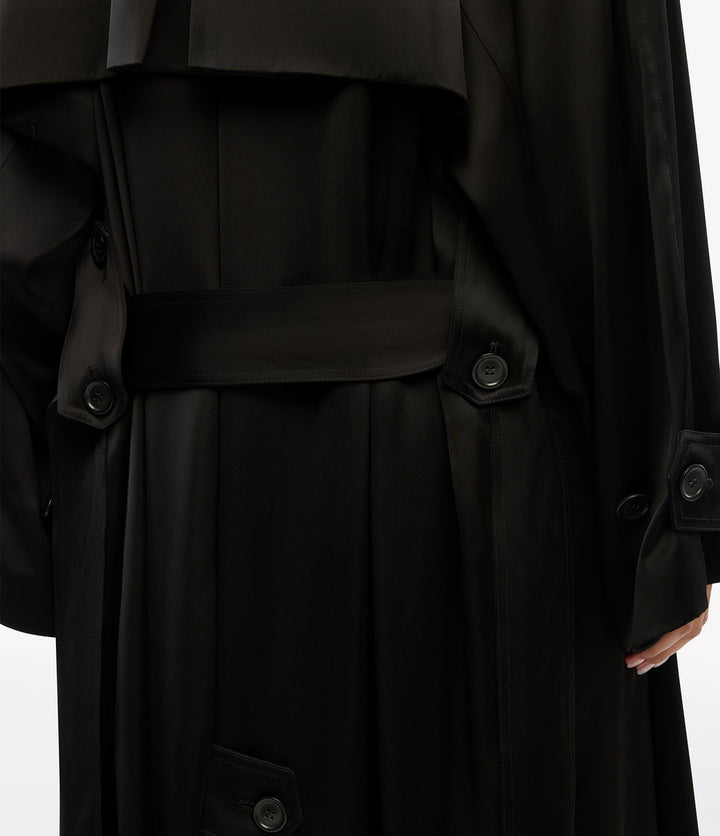 Satin Soft Trench