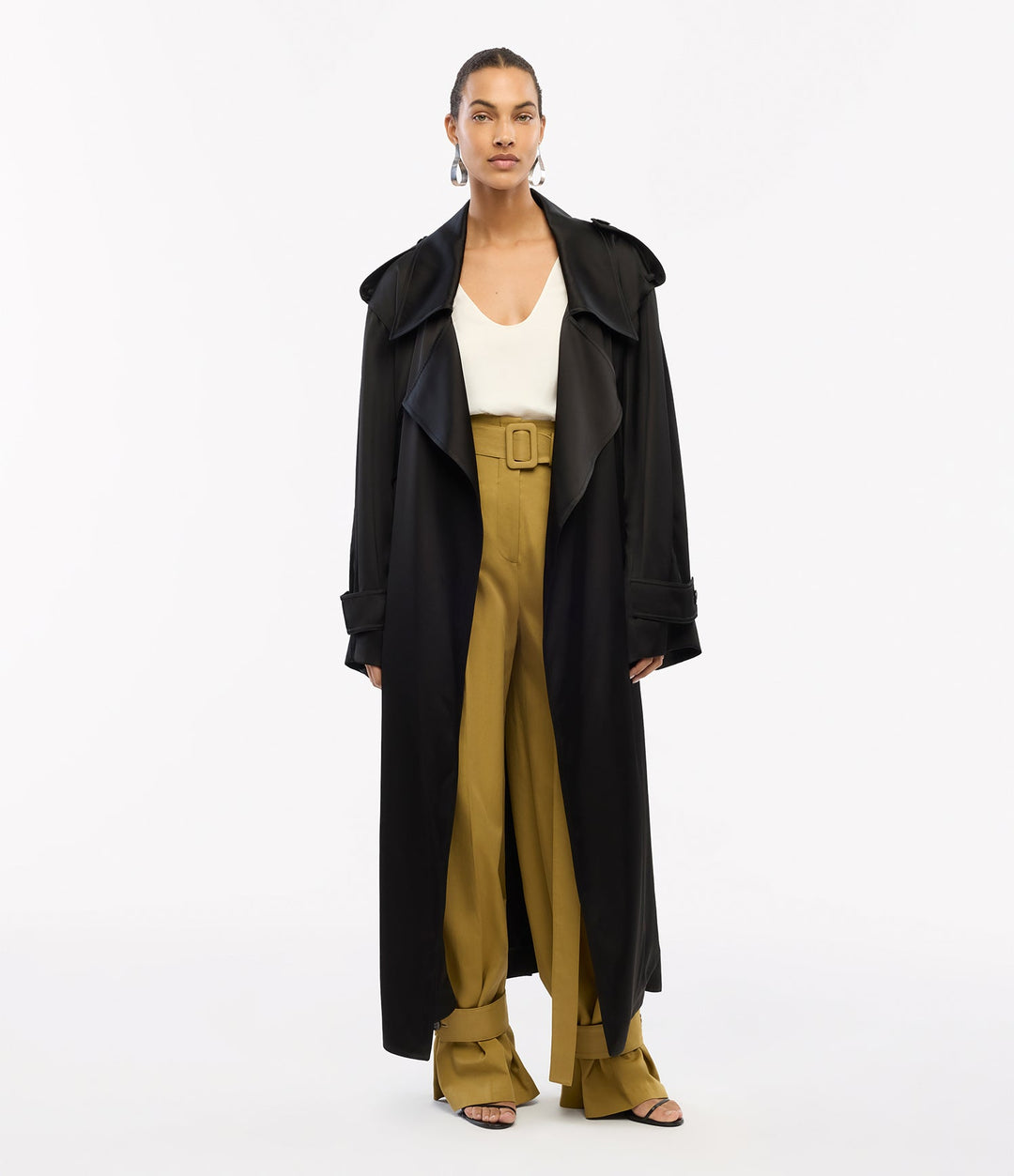 Satin Soft Trench