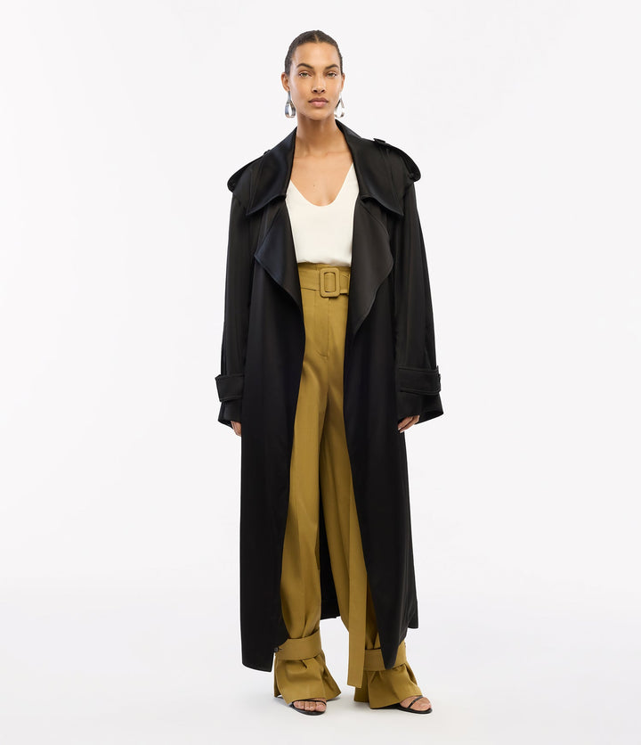 Satin Soft Trench