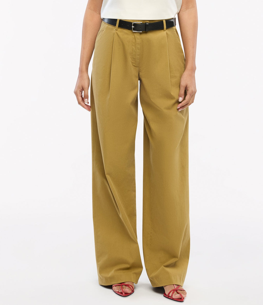 Relaxed Wide Leg Pant