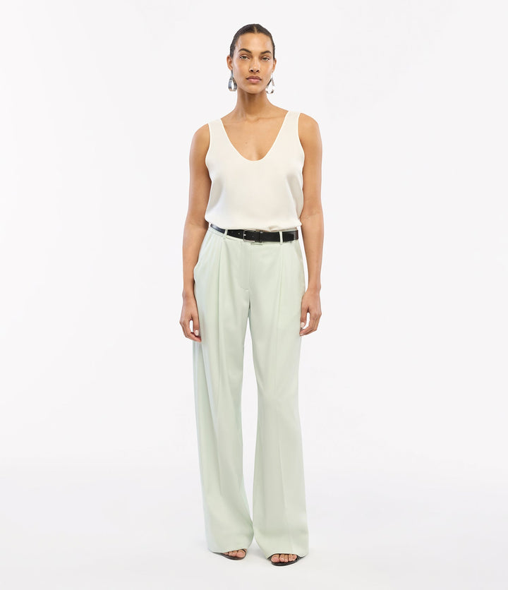 Relaxed Wide Leg Pant