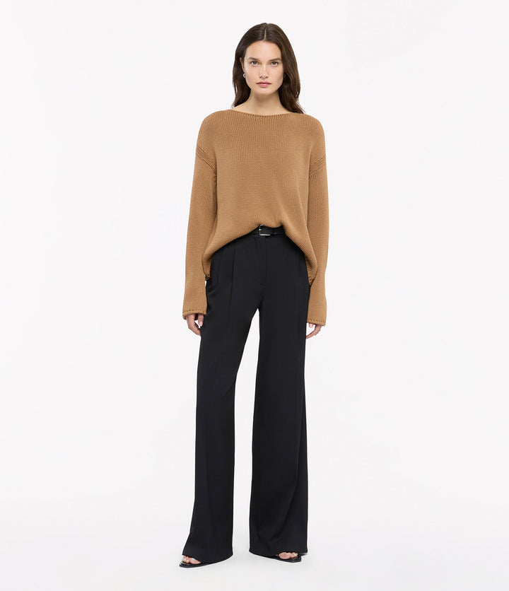 Draped Knit Sweater
