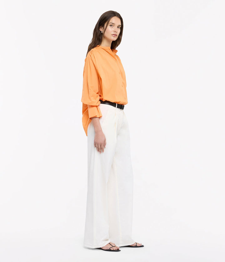 Gathered Voile Blouse