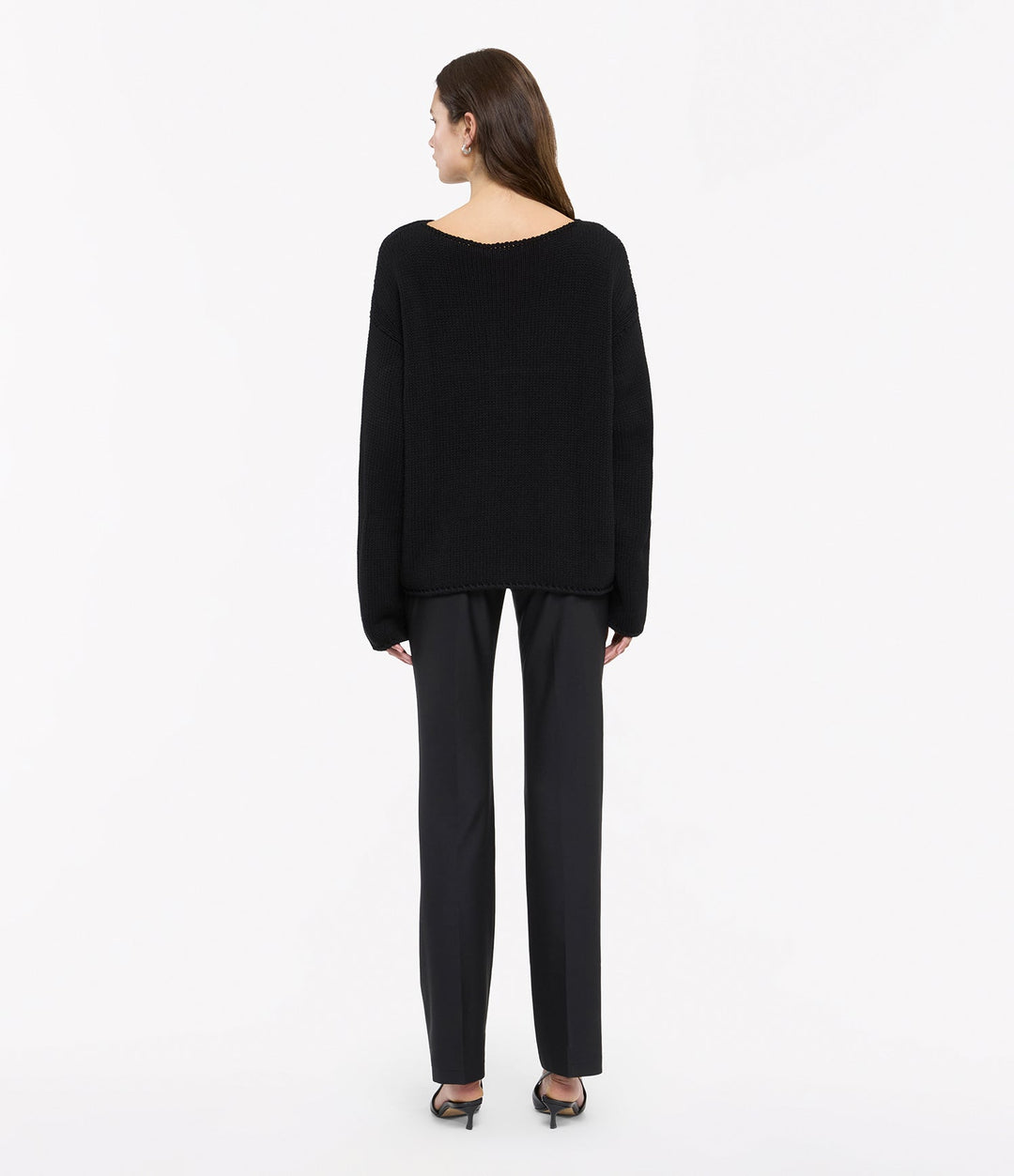 Draped Knit Sweater