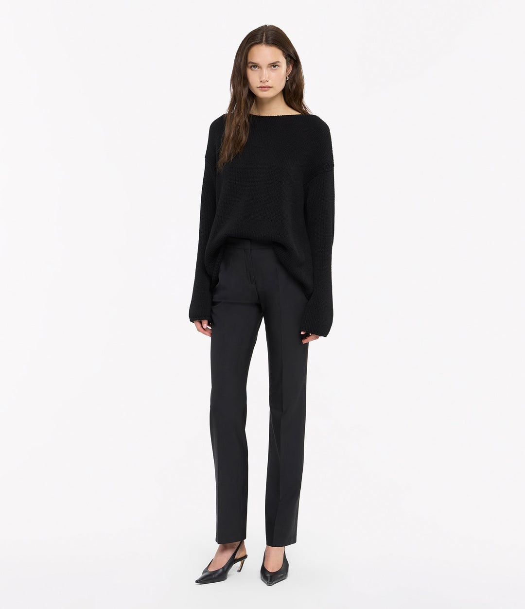 Draped Knit Sweater - Resale