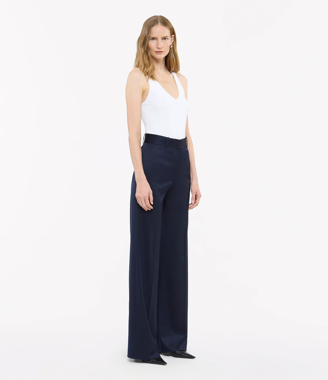 Wide Leg Suit Pant