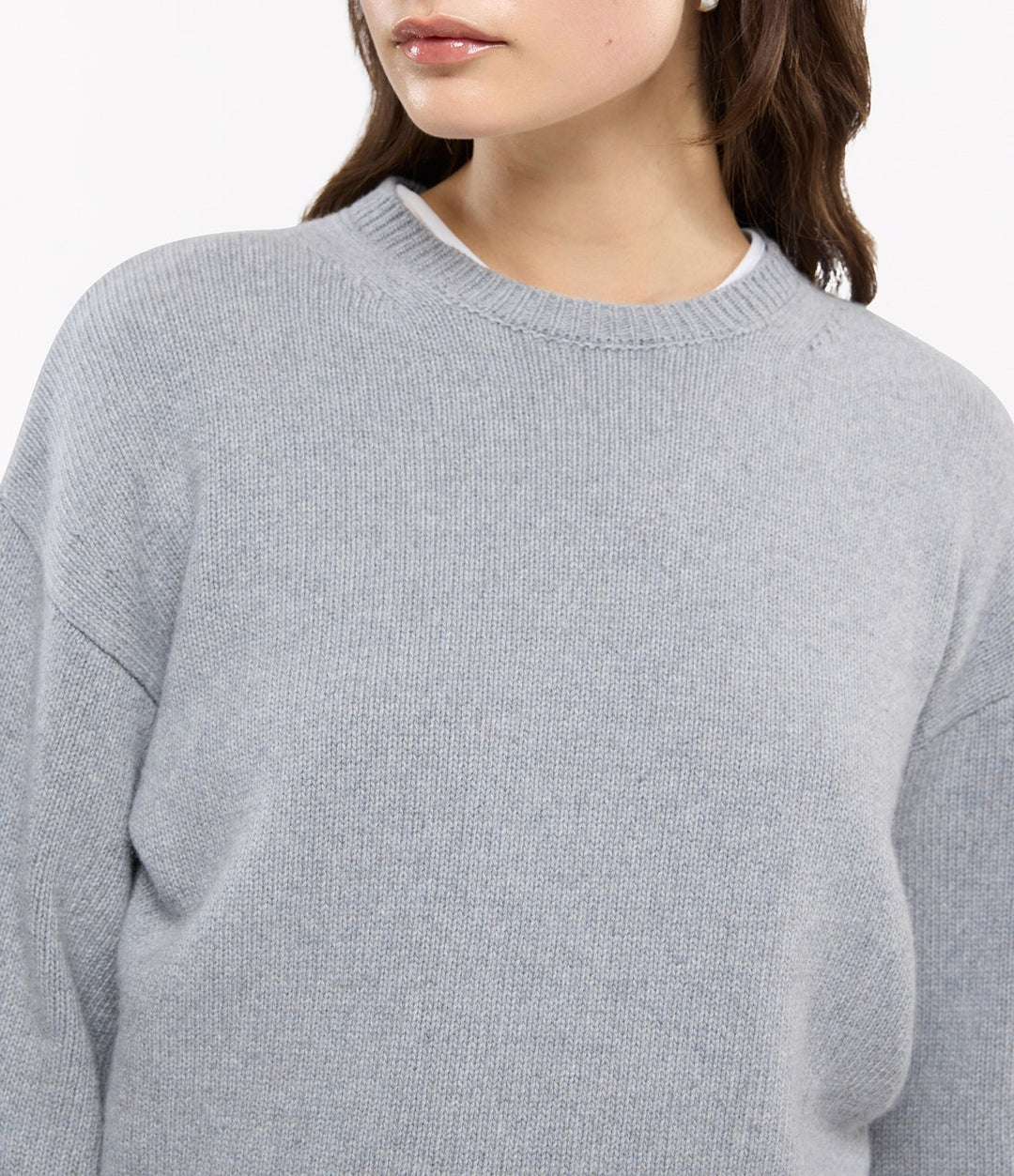 Cashmere Knit Sweatshirt