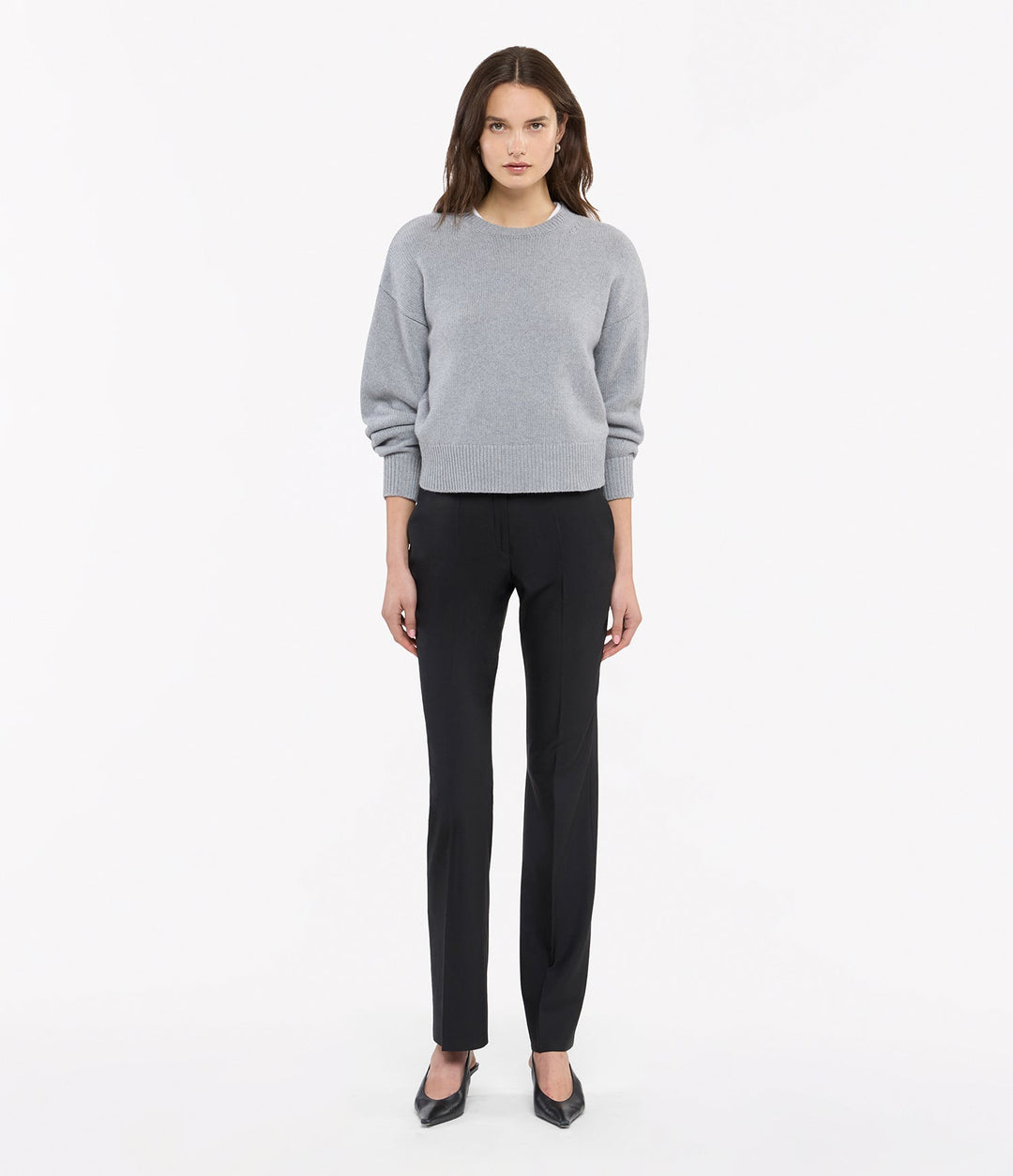 Cashmere Knit Sweatshirt
