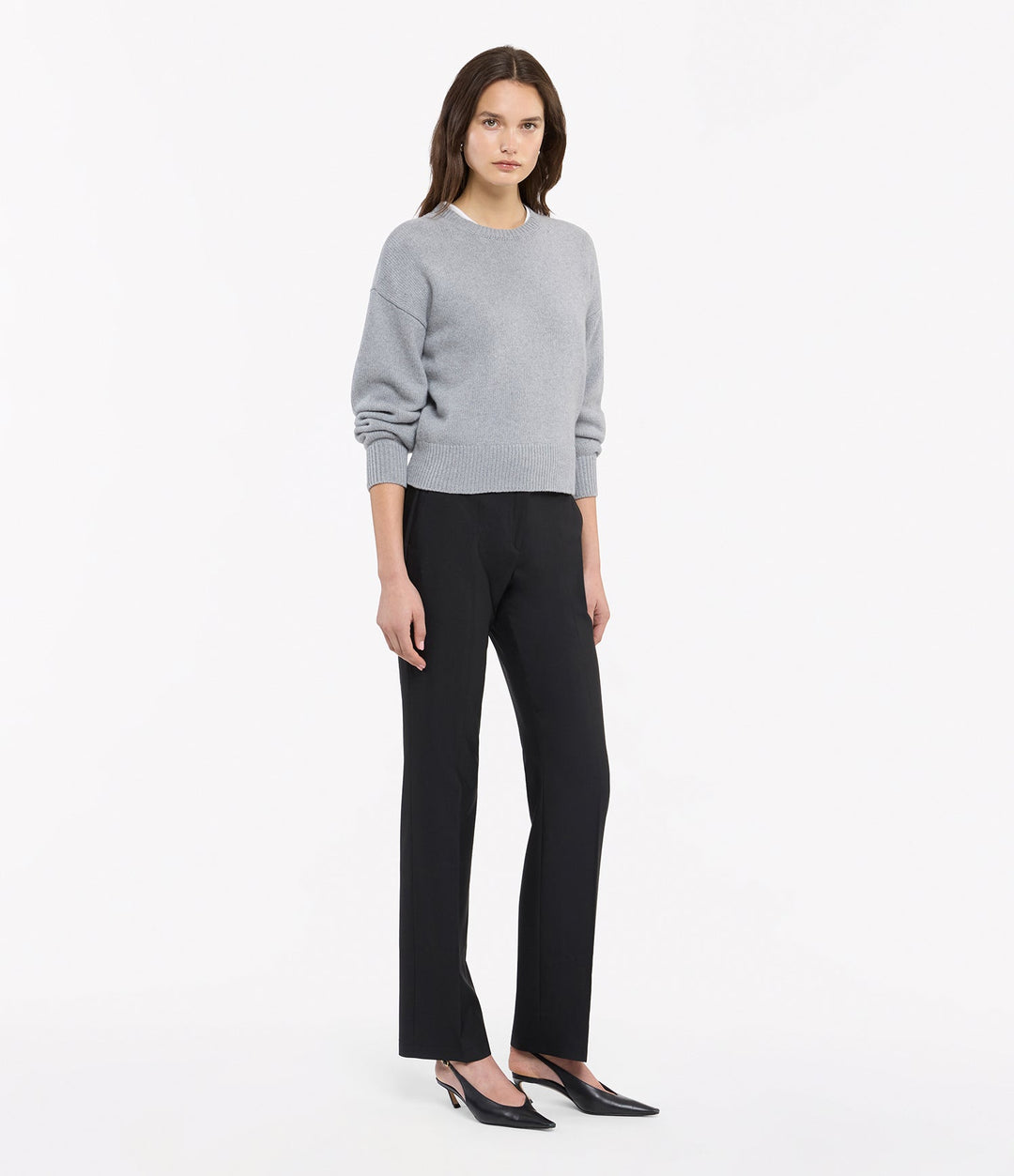 Cashmere Knit Sweatshirt