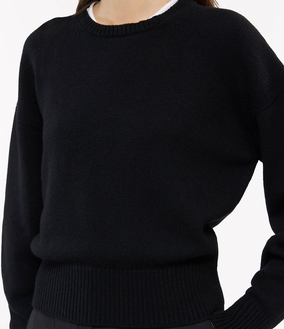 Cashmere Knit Sweatshirt