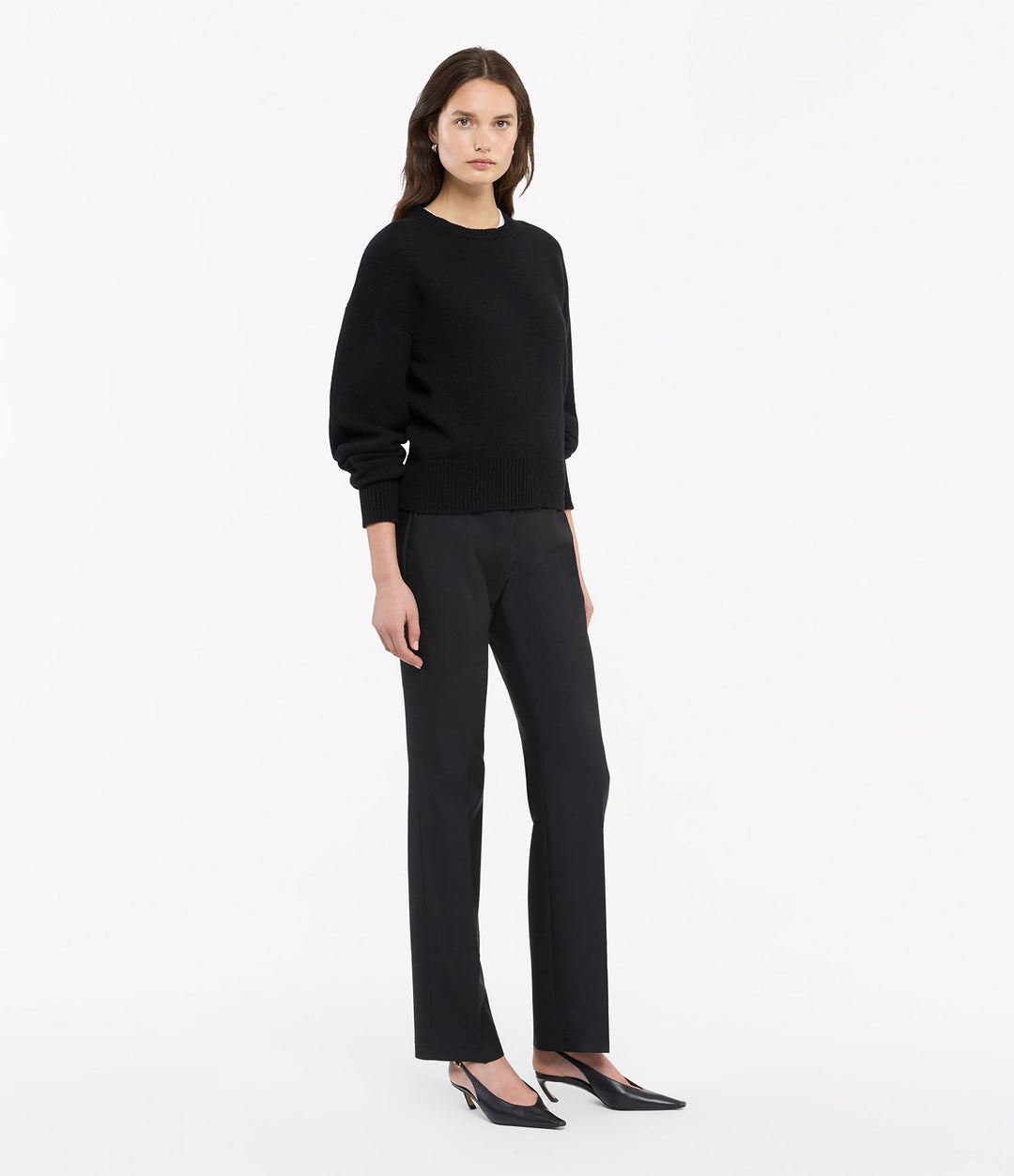 Cashmere Knit Sweatshirt
