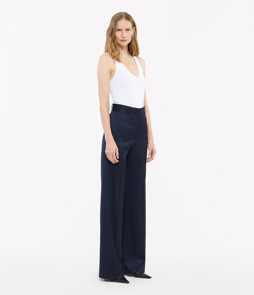 Deep V Tank Knit