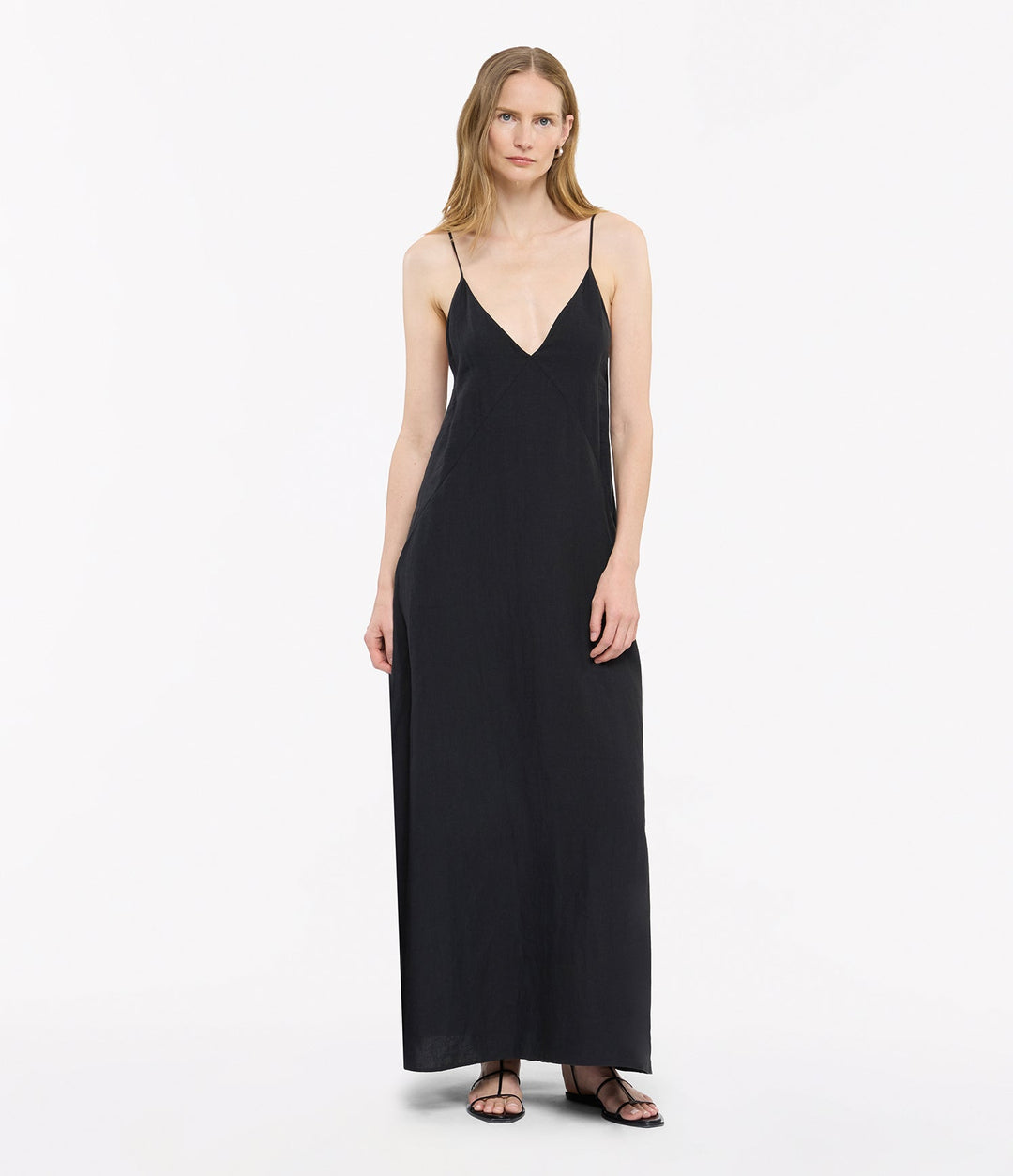 Seamed Slip Dress