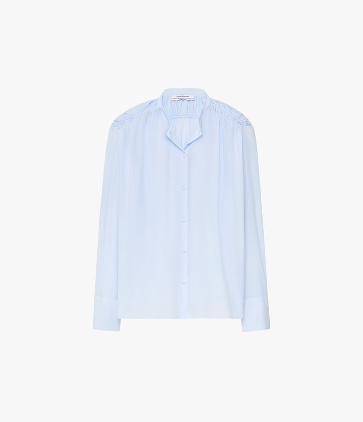 Gathered Voile Blouse