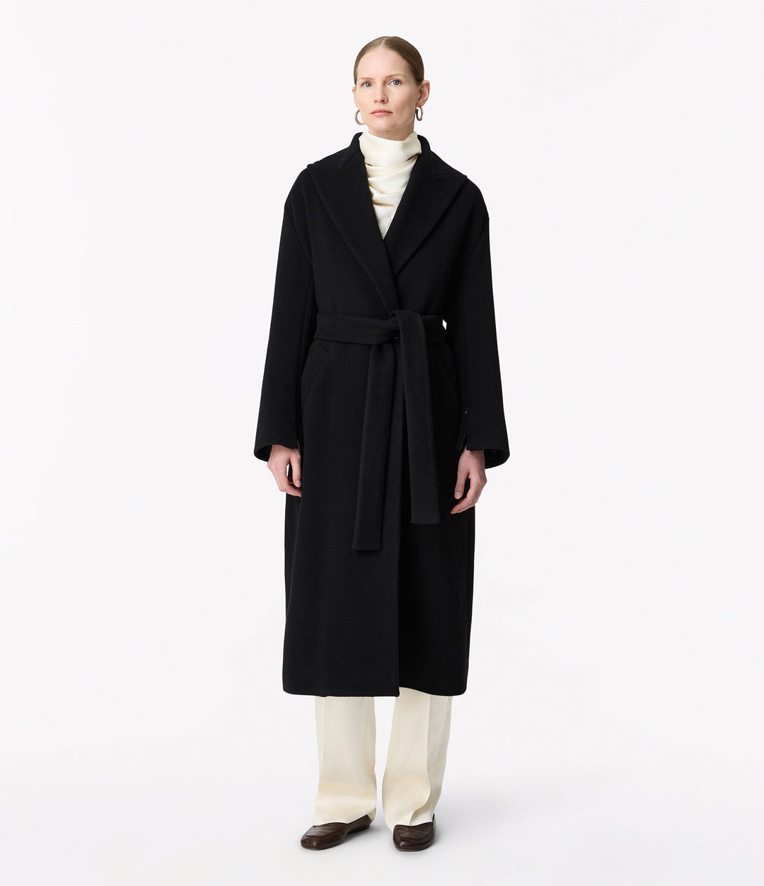 Double Breasted Wrap Coat
