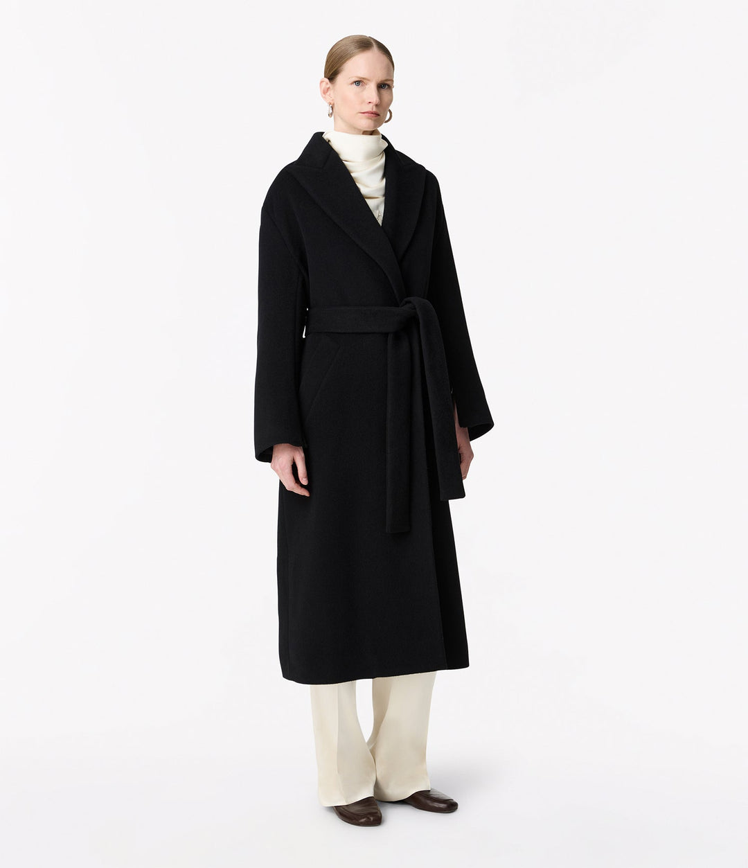 Double Breasted Wrap Coat