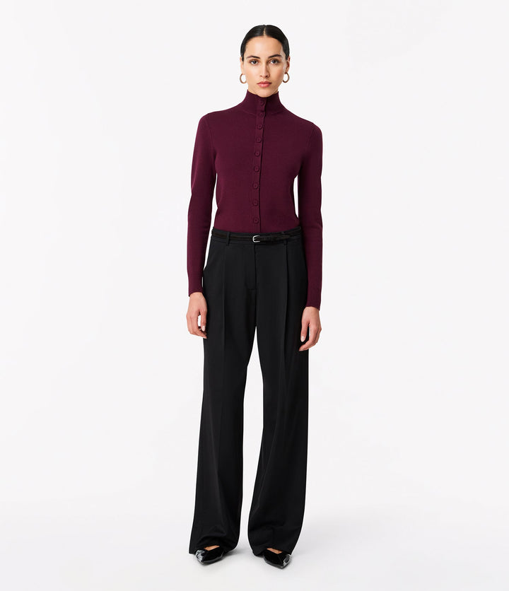 Turtleneck Cardigan