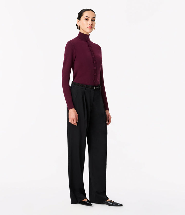 Turtleneck Cardigan