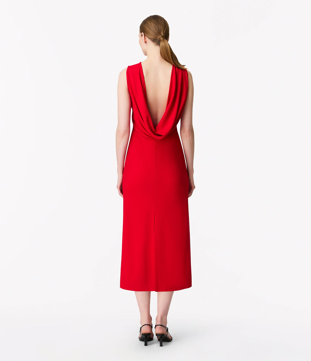 Cowl Back Dress