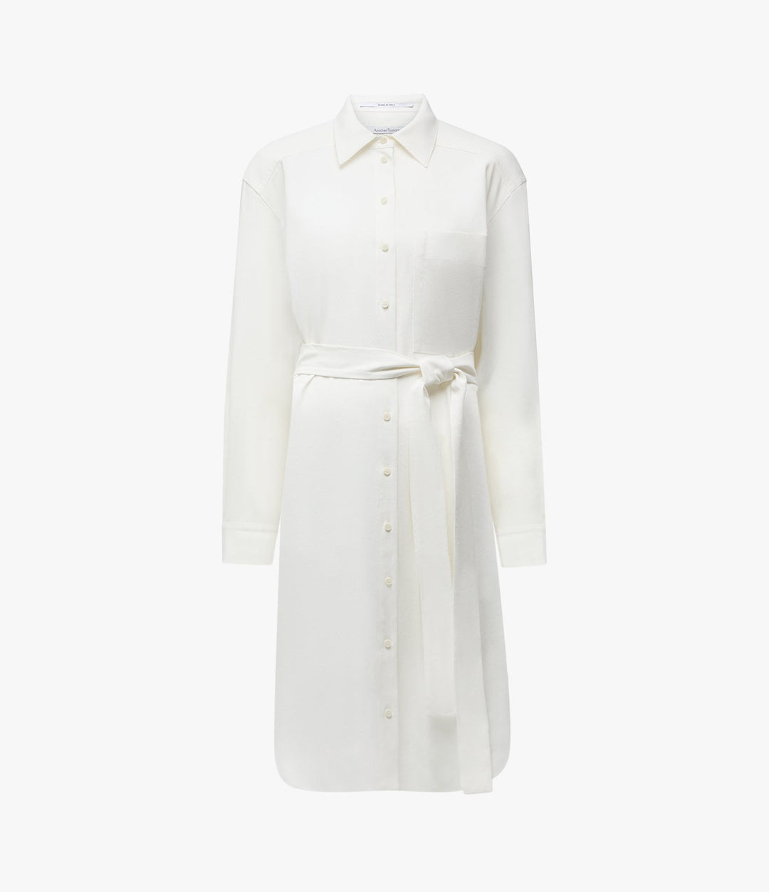 Pleat Back Shirt Dress