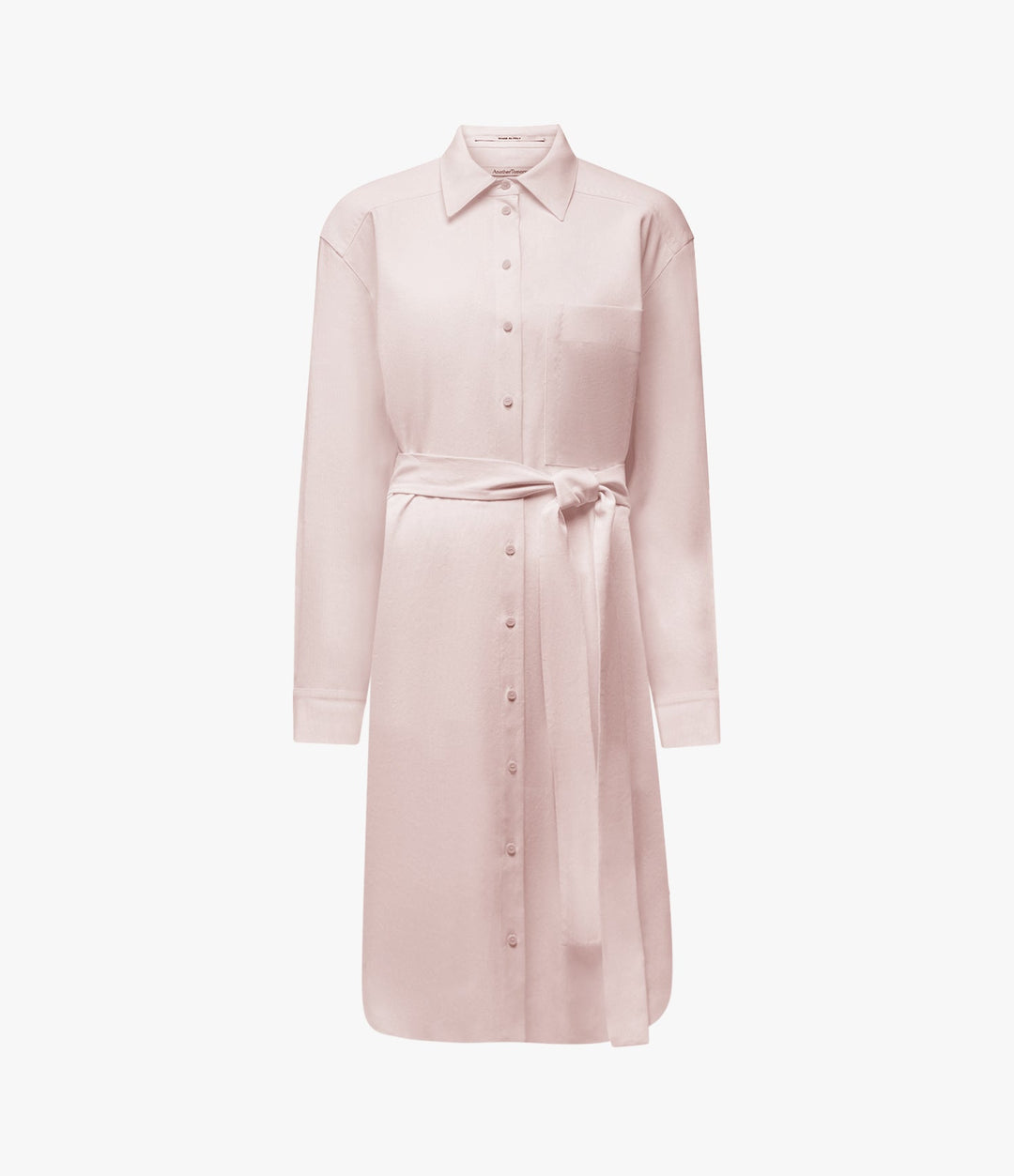 Pleat Back Shirt Dress