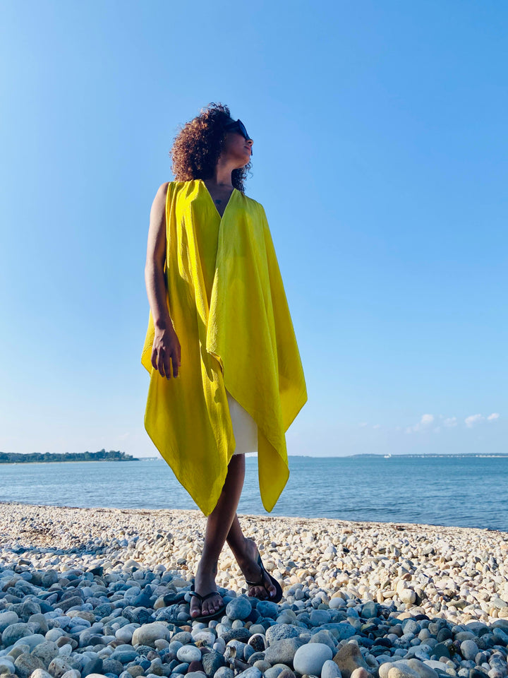 Amsale draped top