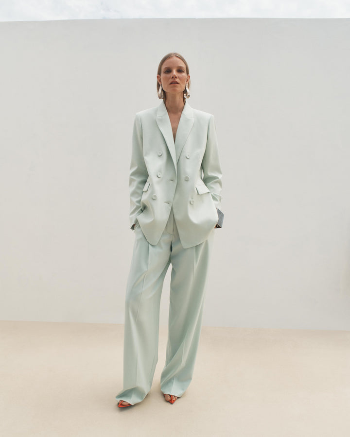 Relaxed Wide Leg Pant