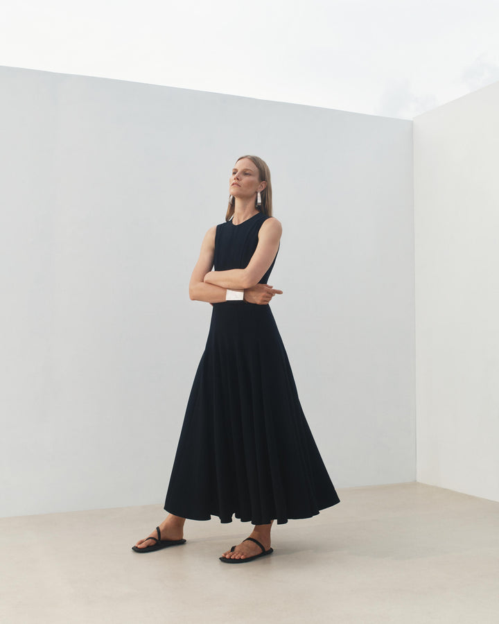 Panelled Flare Dress