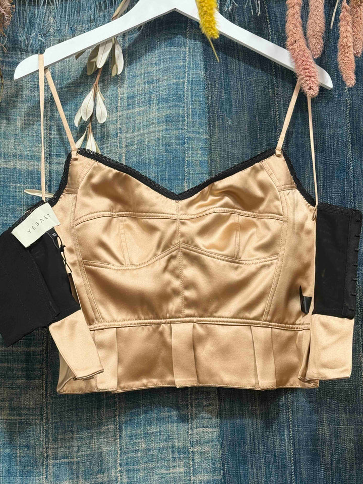 Kiki Silk bustier tank