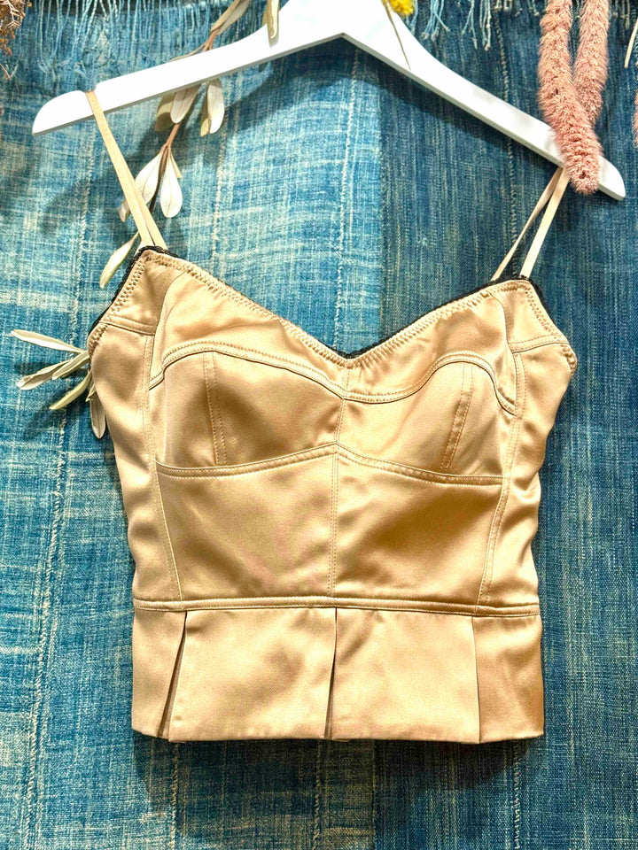 Kiki Silk bustier tank