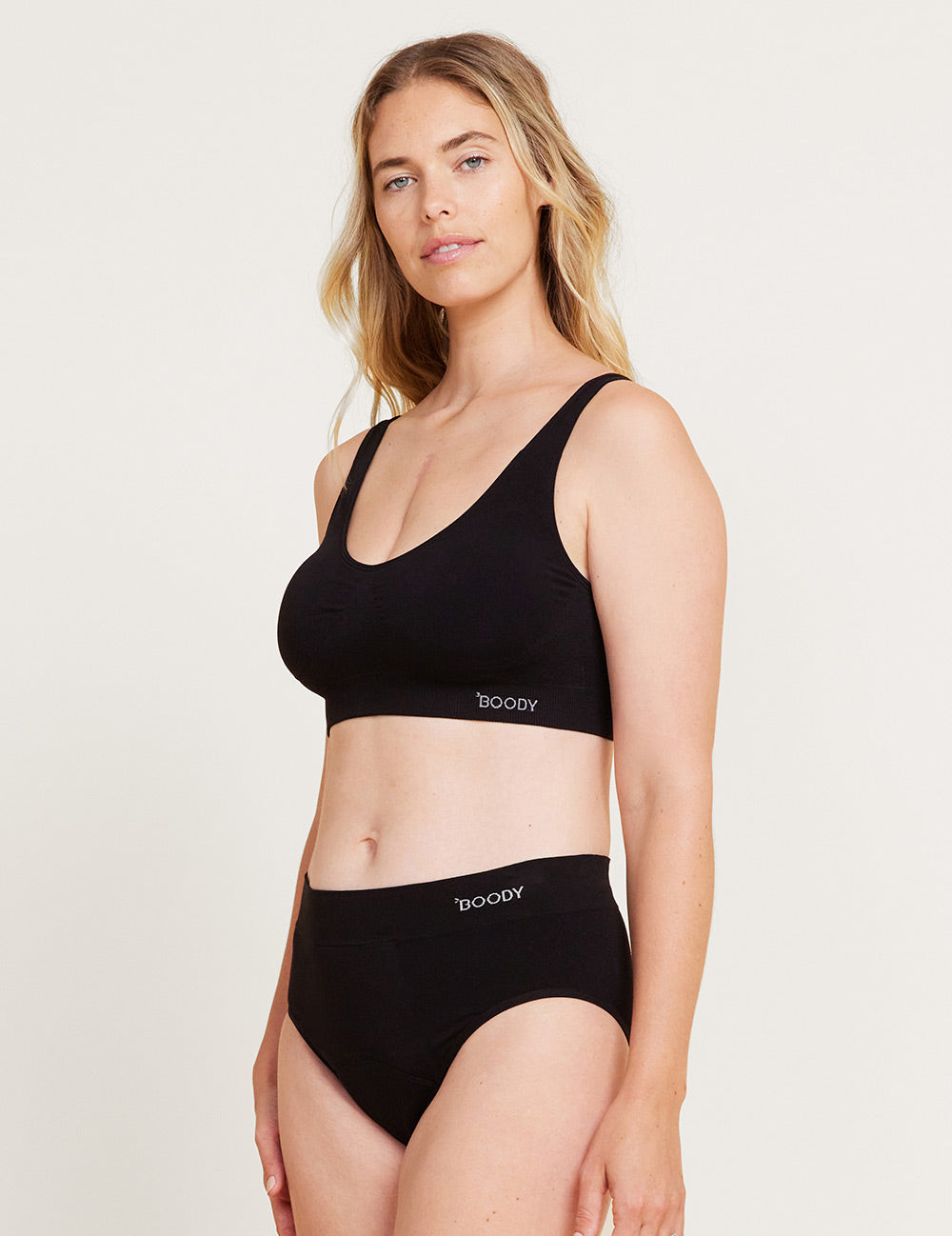 Seamfree Crop Bra - Black