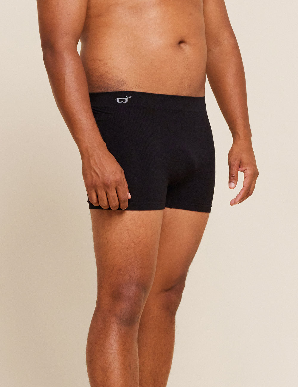 Men's Seamfree Boxer Briefs - Black