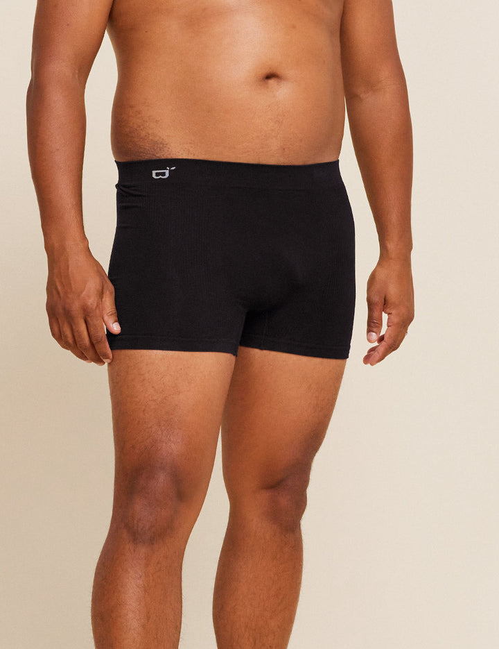 Men's Seamfree Boxer Briefs - Black