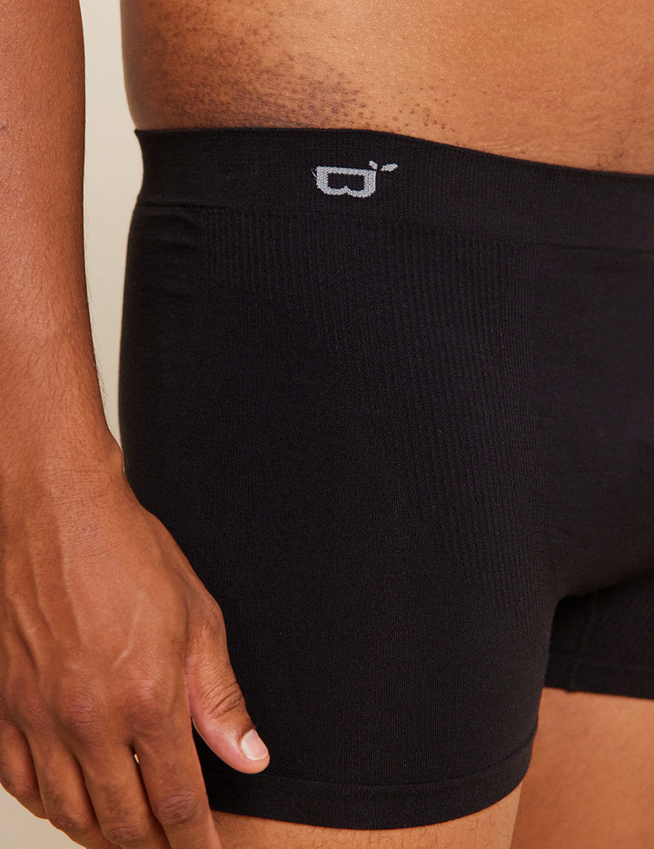 Men's Seamfree Boxer Briefs - Black