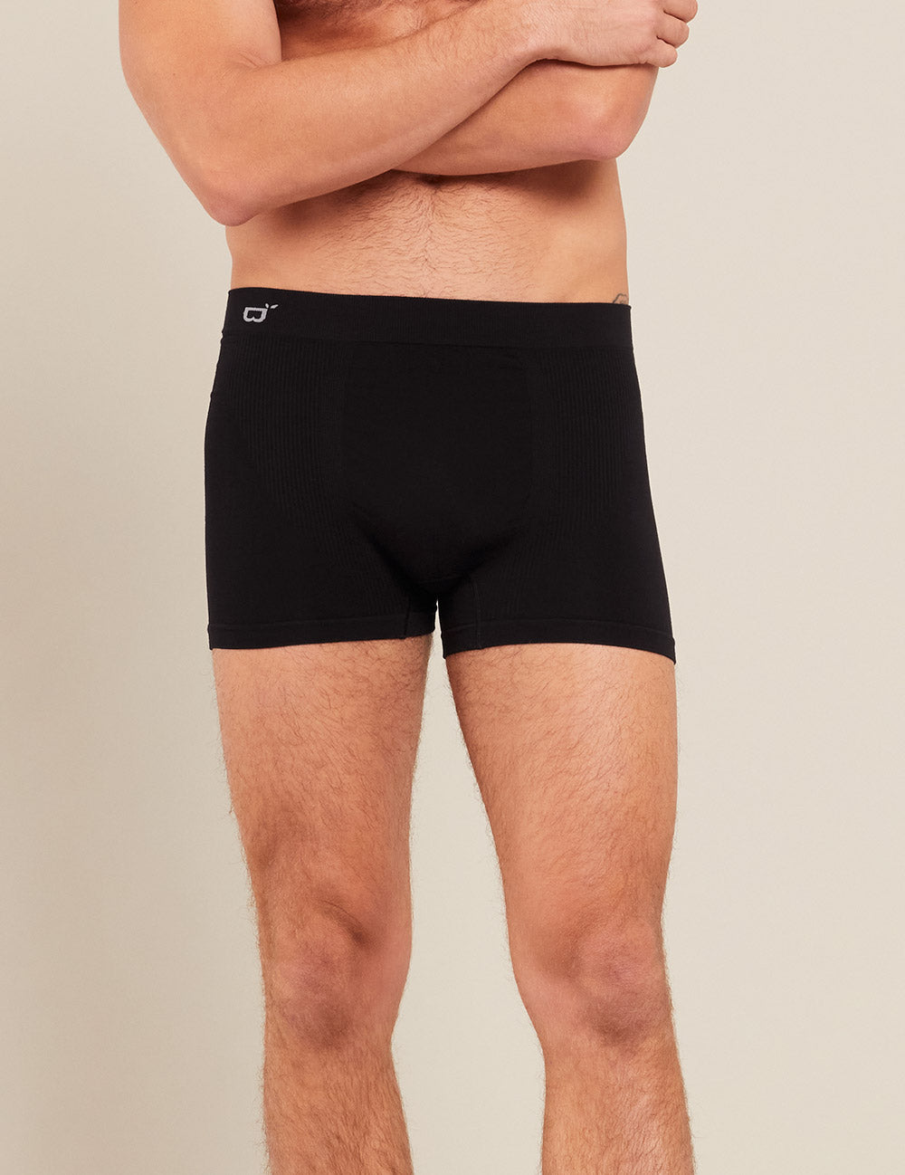 Men's Seamfree Boxer Briefs - Black