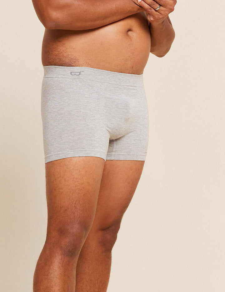 Men's Seamfree Boxer Briefs - Light Grey Marl
