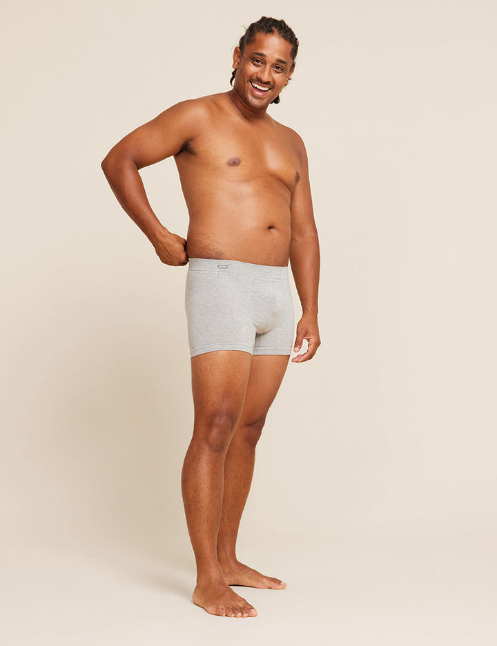 Men's Seamfree Boxer Briefs - Light Grey Marl