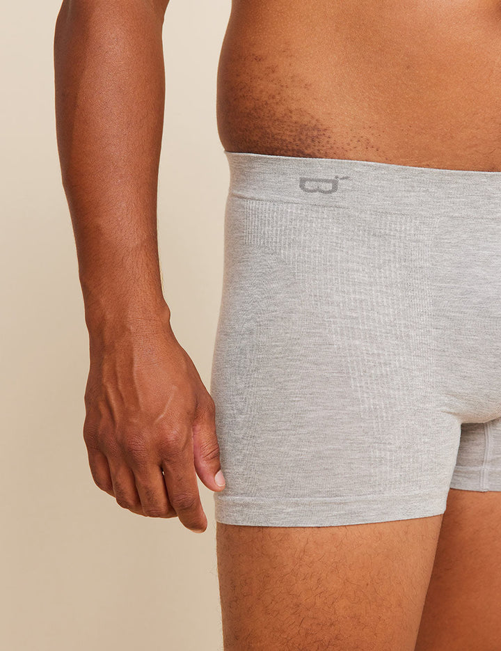 Men's Seamfree Boxer Briefs - Light Grey Marl