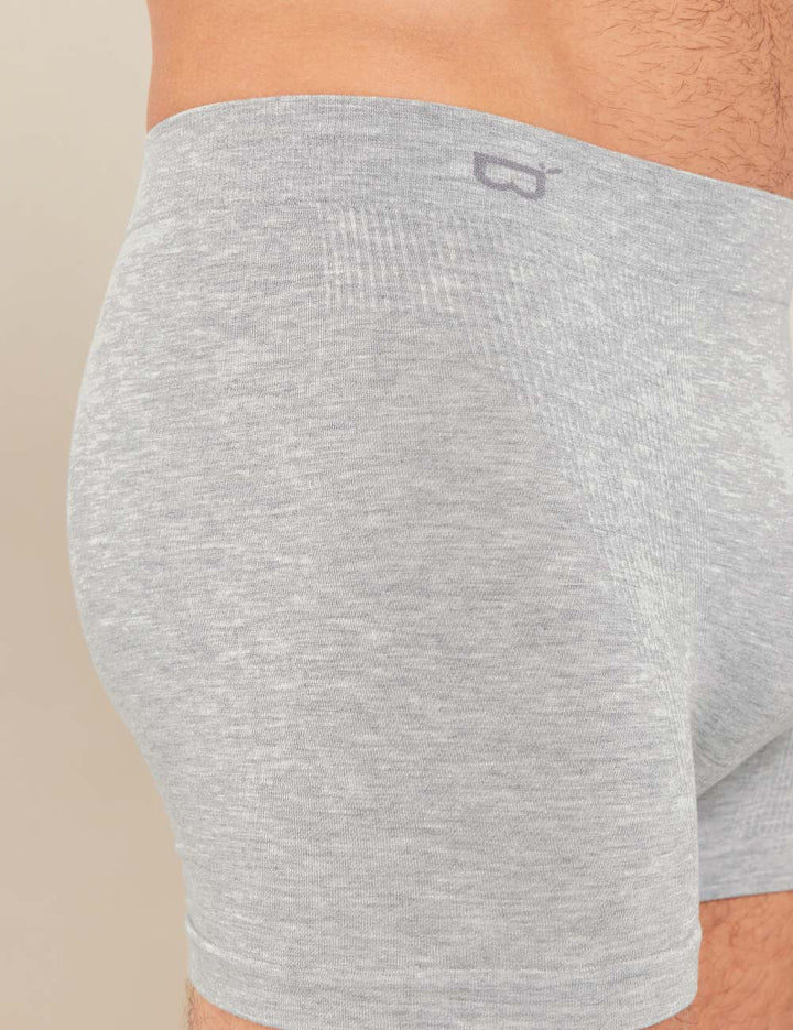 Men's Seamfree Boxer Briefs - Light Grey Marl