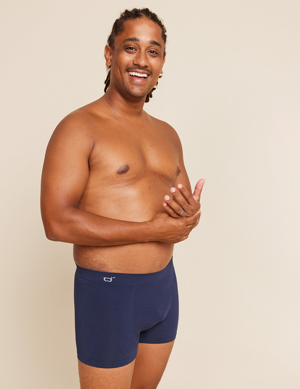 Men's Seamfree Boxer Briefs - Navy