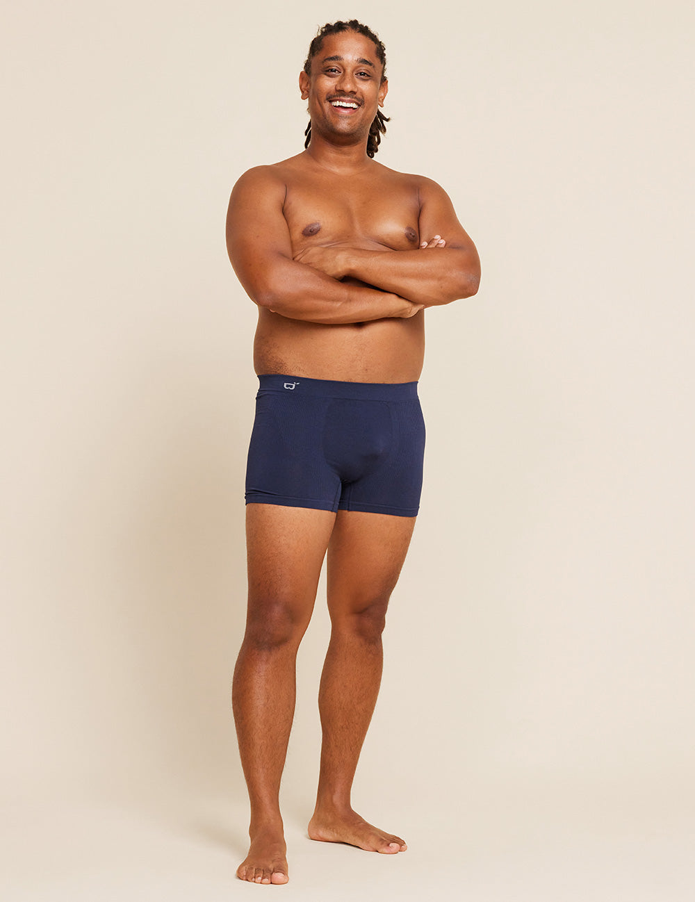 Men's Seamfree Boxer Briefs - Navy