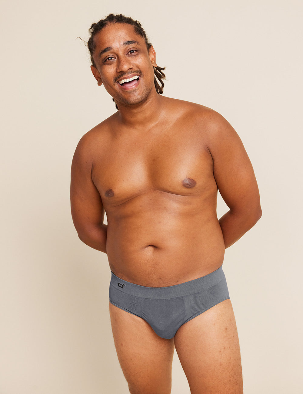 Men's Seamfree Briefs - Charcoal