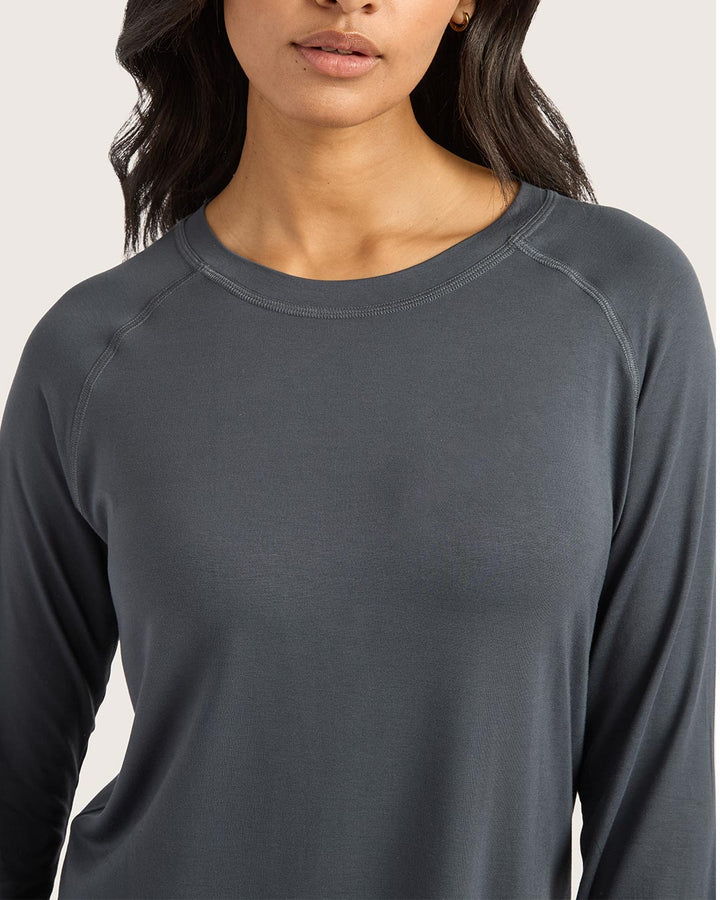 Goodnight Raglan Sleep Top - Storm