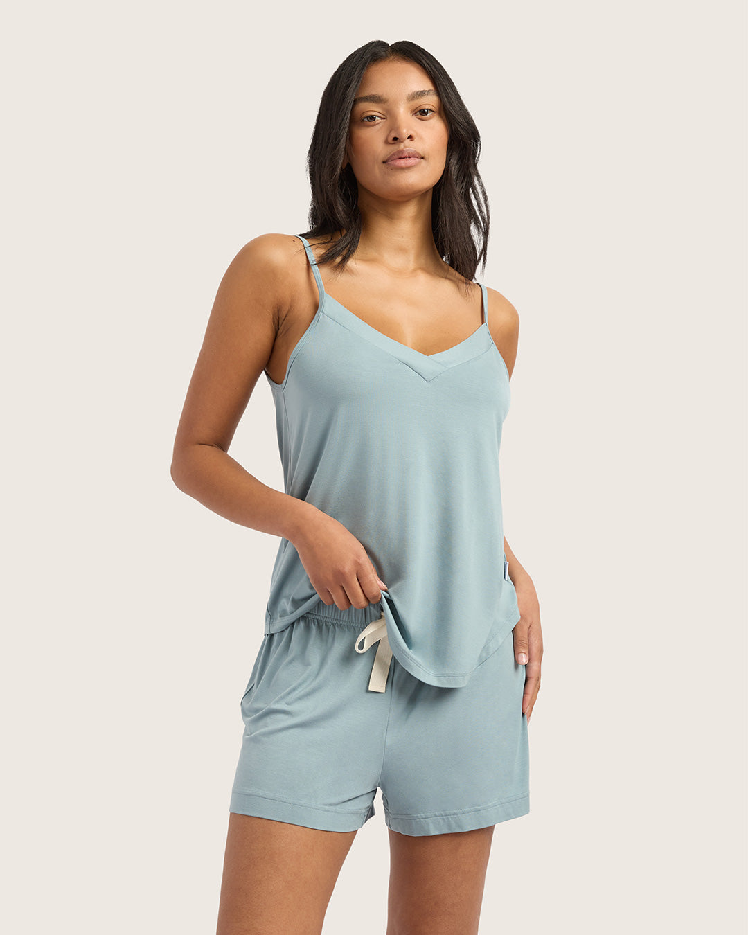 Goodnight Sleep Cami - Mineral Blue
