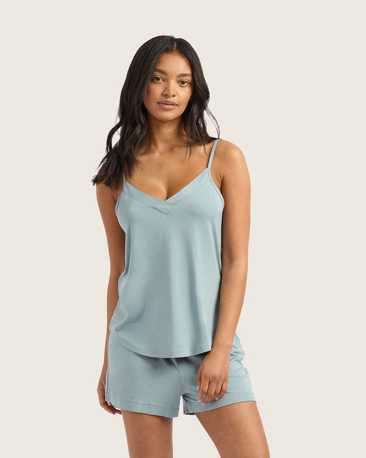 Goodnight Sleep Cami - Mineral Blue