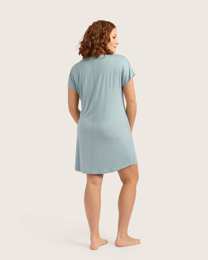 Goodnight Nightdress - Mineral Blue