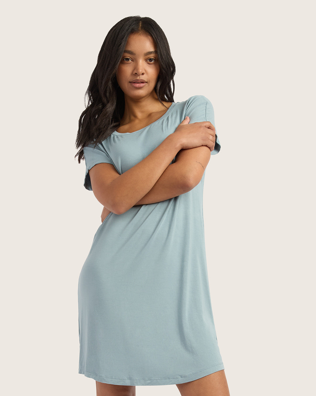 Goodnight Nightdress - Mineral Blue