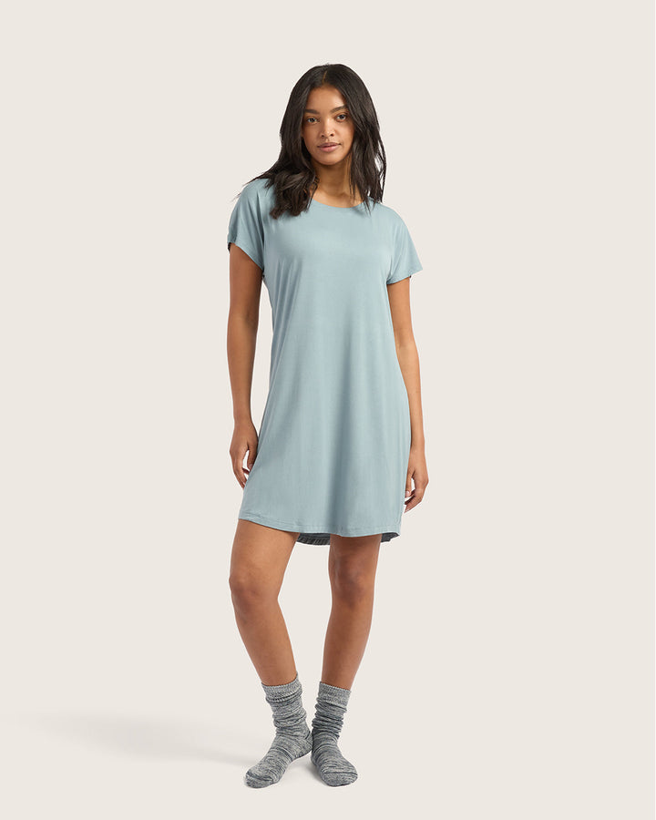 Goodnight Nightdress - Mineral Blue